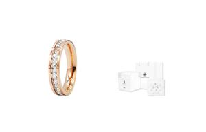 IOTS Серебряное парное кольцо Unisex