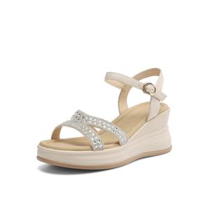 Сандалии с одним ремешком 7,3 см женские BOERDIQI, Beige