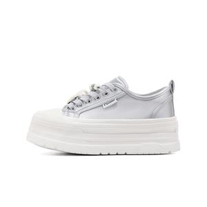 C°BANNER Кроссовки для скейтбординга с амортизацией женские низкие серые, цвет Gray