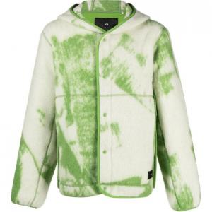 Y-3 Y 3 Пуховик с капюшоном из флиса, Multicolor