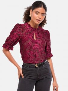 Lipsy Блузка в бордовом цвете
