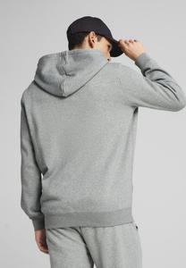 Толстовка Puma ESS LOGO FULL HOODIE, Medium Gray Heather/Grey