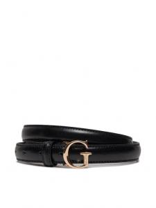 Женский ремень Guess с буквой, черный