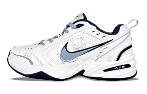 Nike Air Monarch 4 нескользящие низкие массивные кроссовки unisex blue white