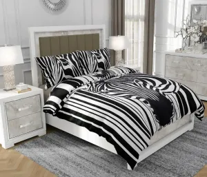 Постельное белье 160х200 см + 2х70х80 см, комплект из 3 предметов, 100% хлопок, сатин, молния, разноцветное - | So.0155 SOVIO