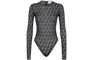 FENDI Кружевной боди By Marc Jacobs Black