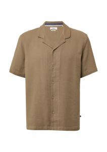Рубашка на пуговицах классического кроя s.Oliver, Khaki