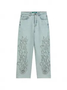 Джинсы со стразами Barrow, синий