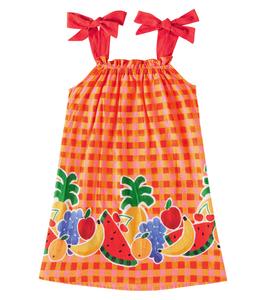 Платье из принтованного хлопка Fábula, Est Barrado Picnic