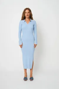 Платье алисса, платье-свитер Cras, Light Blue