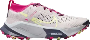Кроссовки Wmns ZoomX Zegama 'Platinum Violet Luminous Green', кремовый