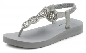 Сандалии с ремешками Venice Beach, сверхлегкие, с блестящими деталями VEGAN, серый