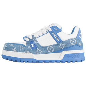 LOUIS VUITTON Кроссовки для скейтбординга Trainer Maxi Low Top, женские, синие