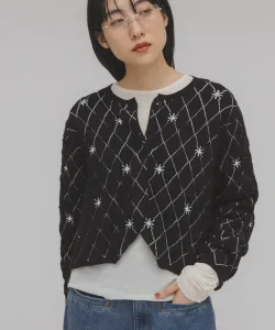 Стеганый короткий кардиган Kbf, цвет Black