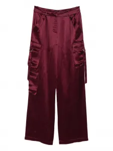 Брюки с накладными карманами Retrofete, красный