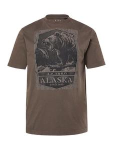 Футболка с короткими рукавами темно-коричневого цвета JP1880