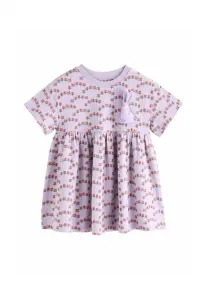 Трикотажное платье стандартного кроя Next, Lilac Bunny