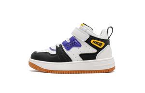 Детские высокие кроссовки для скейтбординга Kids' FAIRWHALE, белый/коралловый