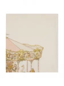 Комплект из трех одеял с принтом Carousel Atelier Choux, нейтральный