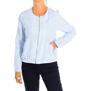 Короткая куртка с длинным рукавом на переходный период 9047 женская Karl Marc John, синий