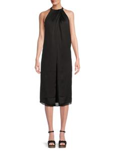 Платье-халтер Midaxi BCBGMAXAZRIA, нуарный