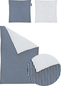 Комплект постельного белья Mako-Satin Nora 8255 Blue 135 x 200 см Irisette