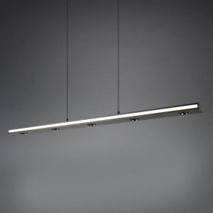 Светодиодный подвесной светильник Trio Graham, железо - 7-световое - черное