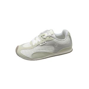 Нескользящие низкие повседневные туфли для женщин BINGO DUCK, White Blue+Exclusive Shoe Box+Gift Socks