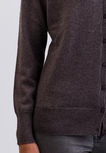 Кардиган CASH-MERE, серо-коричневый