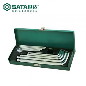 Набор шестигранных ключей Shida с удлиненной шаровой головкой, 14 предметов, 1,5–17 мм 09141 SATA