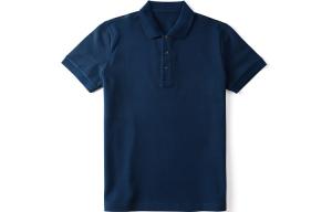 Футболка поло мужская Mr.Bu, [3 пуговицы] серо-голубая