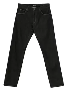 Джинсы с контрастной строчкой GIORGIO ARMANI, черный