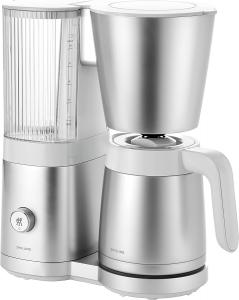 Фильтр-кофемашина Zwilling ENFINIGY с термокувшином объемом 1,25 л, с бойлером, функцией «расцветания» и интеллектуальной очисткой от накипи, нержавеющая сталь, серебристый цвет
