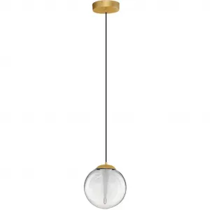 Подвесной светильник GALEO LED-модуль, 1 шт., теплый белый Nova Luce, золотой