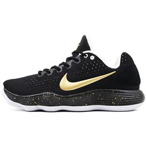 Nike Hyperdunk 2017 anti slip wear resistant low top баскетбольные кроссовки men's black gold