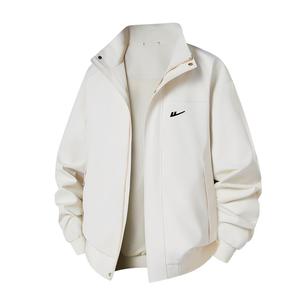 Куртка женская Stand Collar Moderate Workwear WARRIOR, айвори белый[free diy brand merch]