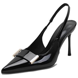 TATAYA Тонкие каблуки на шпильке для женщин черные, цвет Black