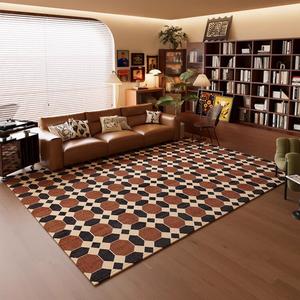 Dajiang Ковер 300х400 см для гостиной/спальни в винтажном стиле, американский, моющийся, с мягким велюром и силиконовой противоскользящей основой