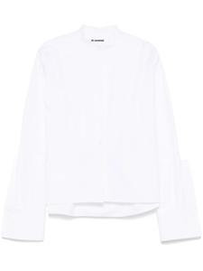 Рубашка Jil Sander из органического хлопка-поплина, белый