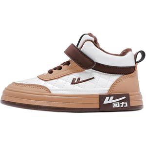 Детские противоскользящие антиударные повседневные кроссовки Kids' WARRIOR, бежевый/белый/коричневый