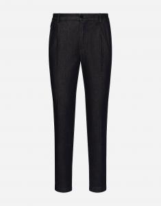 Джинсы-чинос с защипами Dolce & Gabbana, мультиколор