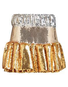 Мини-юбка Rabanne, серебряный