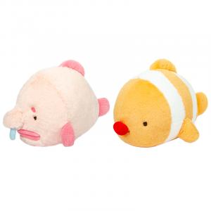 Океаническая коллекция игрушек с вытяжным шнурком, плюшевые куклы Snotty Fish Joker Fish высотой 30 см Friendship