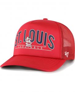 Мужская красная кепка St. Louis Cardinals Backhaul из пеноматериала Trucker Snapback '47 Brand