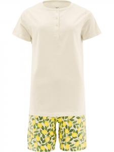 Erwin Müller Короткая одинарная футболка желтого цвета