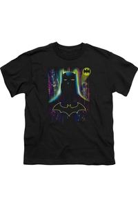 Футболка с подсветкой Batman Knight для детей Gildan, черный