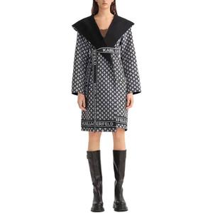 Пальто KARL LAGERFELD женское черное KARL LAGERFELD / Karl Lagerfeld Jeans