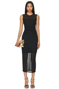 Платье без рукавов в стиле лайл Amanda Uprichard, черный