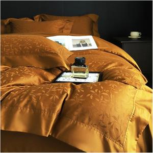 YUSIWOAL Комплект постельного белья из египетского хлопка сатин жаккард белый Luxury 1000TC шелковисто-мягкий