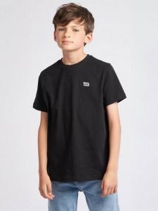 Детская футболка из хлопка с нашивкой Lee, Black